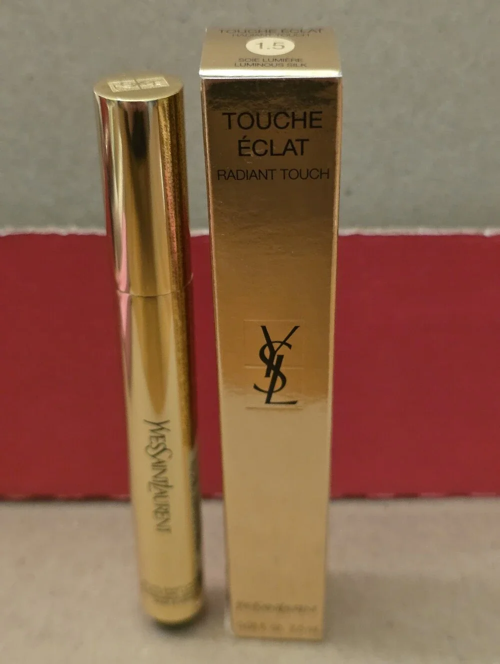 YSL TOUCHE ÉCLAT CONCEALER CLICK PEN 1.5 LUMINOUS SILK. BNIB